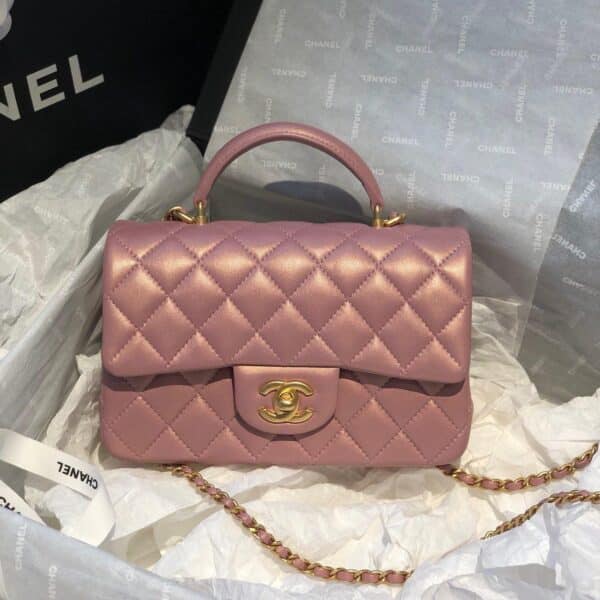 Chanel Classic Small Flap Deep Pink