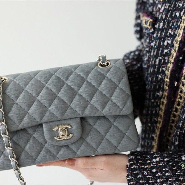 Chanel Classic Small Flap Grey