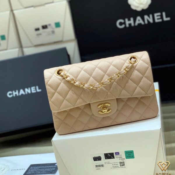 CHANEL CLASSIC FlAP LIGHT BROWN