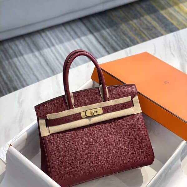BK-HERMES BIRKIN DEEP RED