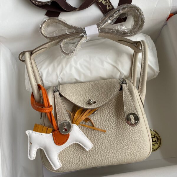 Hermes Mini Lindy White