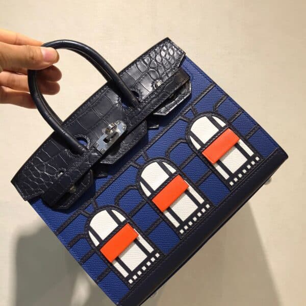 Hermes Birkin 20 Faubourg Blue