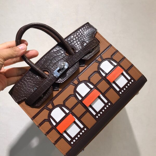 Hermes Birkin 20 Faubourg Brown
