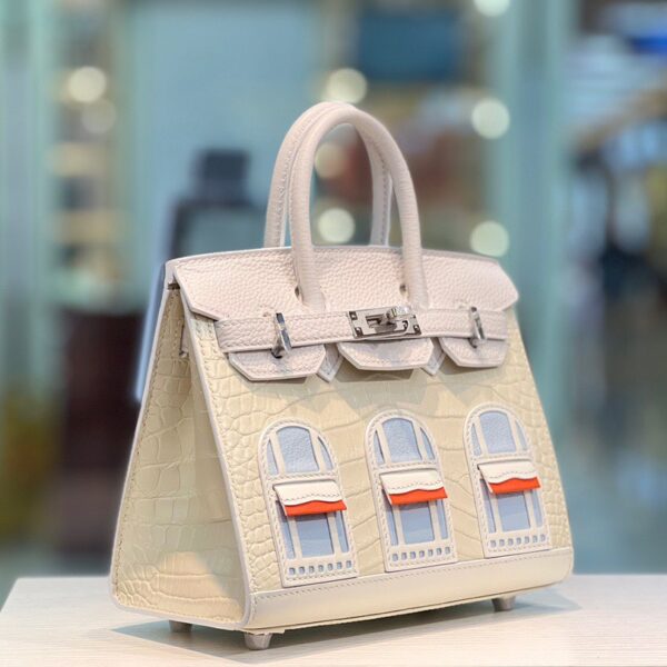 Hermes Birkin 20 Faubourg White
