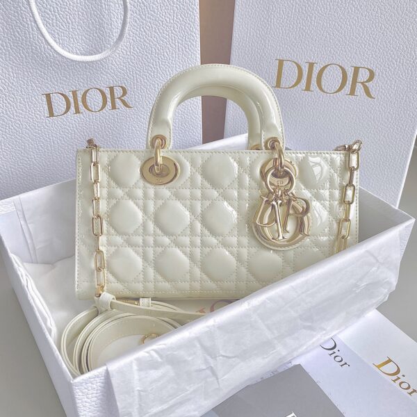 DIOR D-JOY BAG WHITE