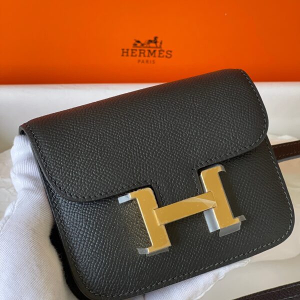 Hermes Constance Slim Deep  Black
